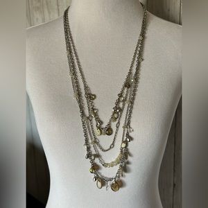 Multiple Strand LOFT Statement Necklace